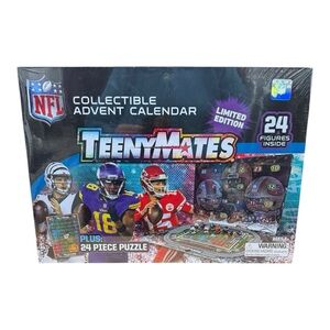 NFL TeenyMates Collectible Advent Calendar Limited Edition 24 Figures NIB